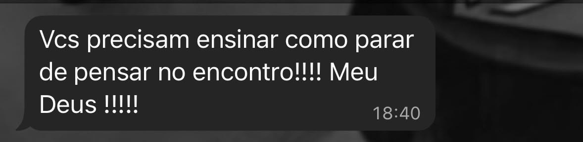 Print da mensagem recebida no WhatsApp
