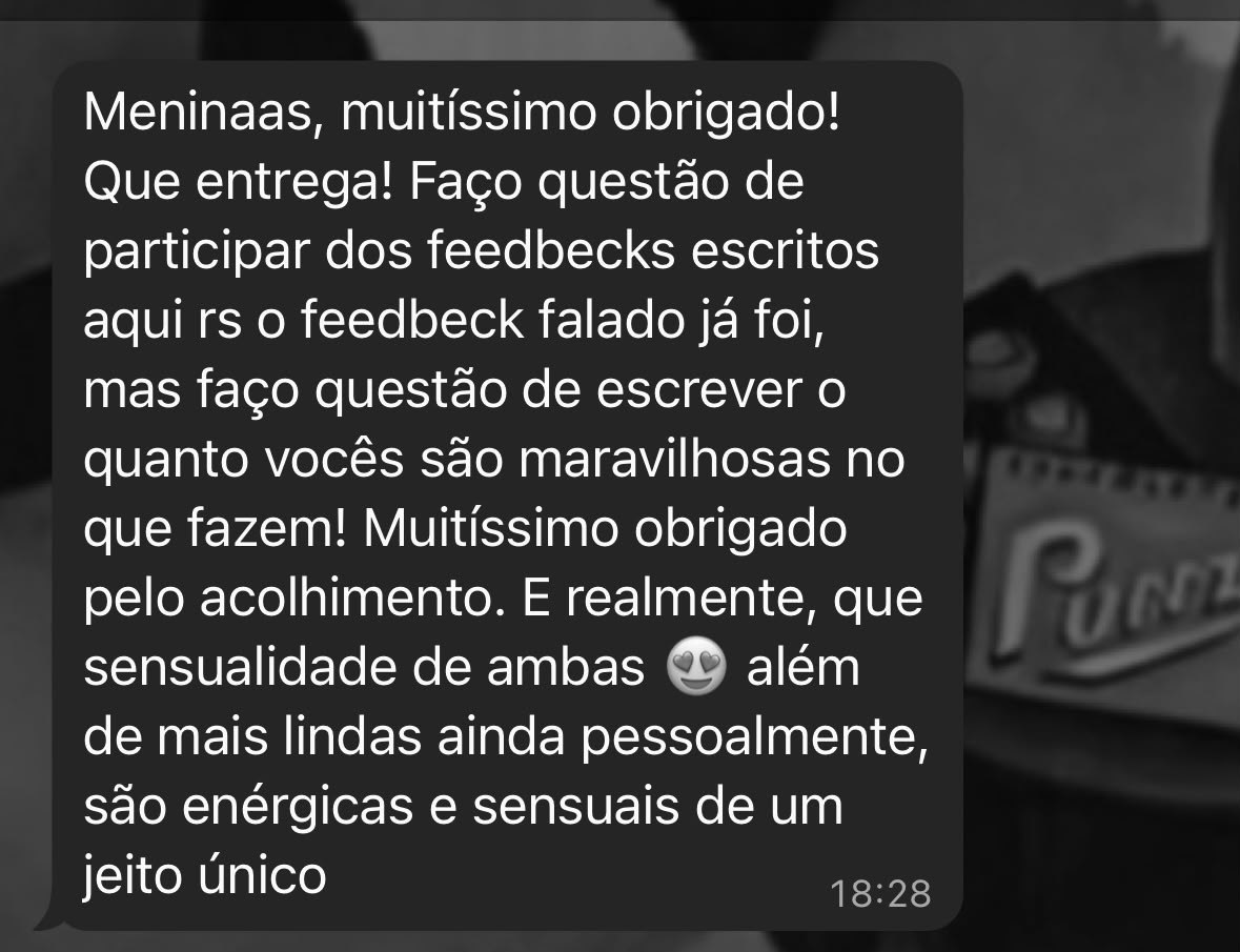 Print da mensagem recebida no WhatsApp