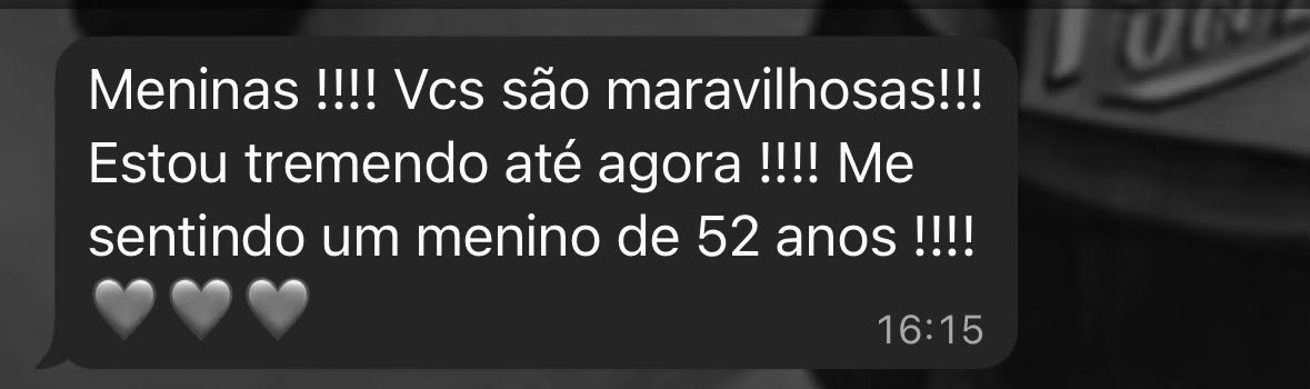 Print da mensagem recebida no WhatsApp